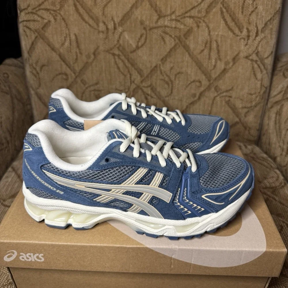 ASICS Gel‎ Kayano 14 Mens 7 Womens 8.5 Dark Pewter Seal Grey 1201A161-029 Shoes - Picture 4 of 8
